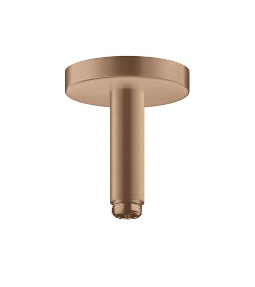 AXOR-HG-AXOR-ShowerSolutions-Deckenanschluss-100-mm-Brushed-Red-Gold-26432310 gallery number 1